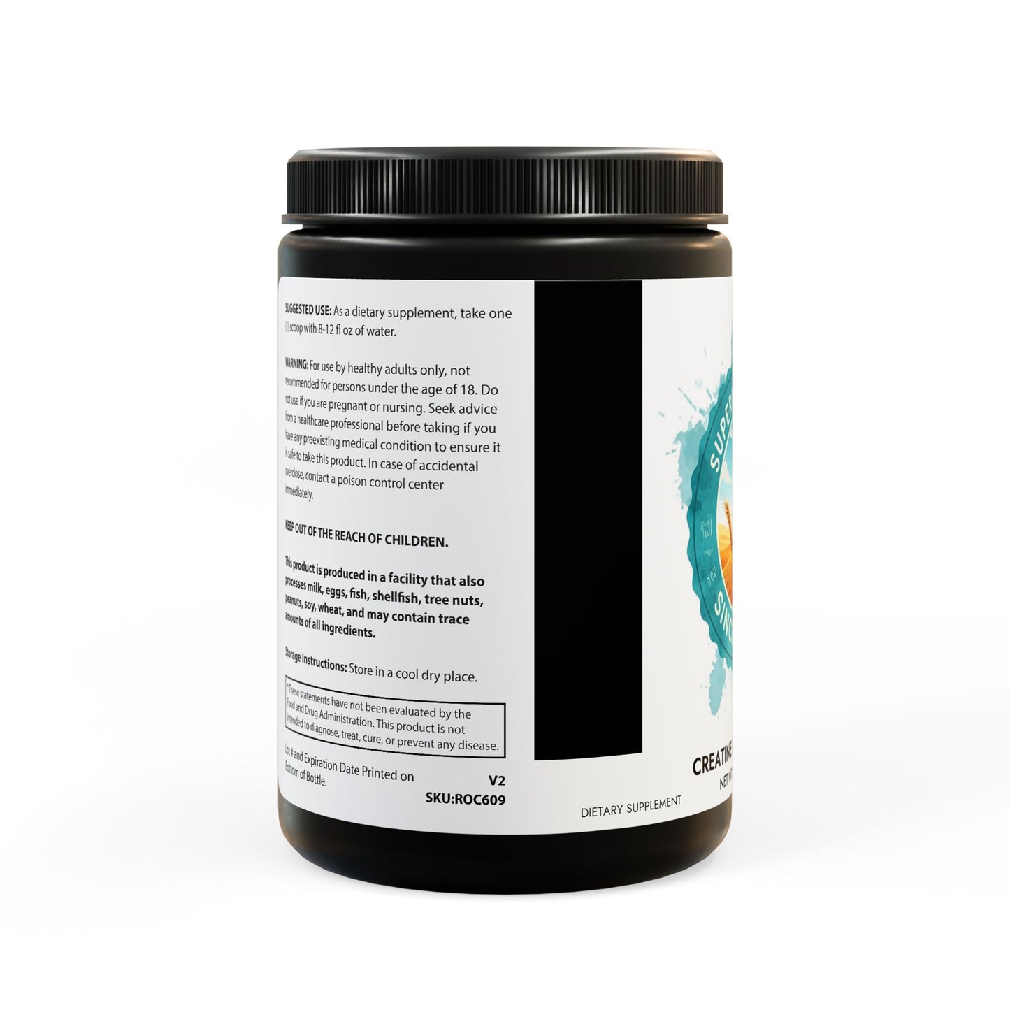 Creatine Monohydrate Supplement (300g, 10.58oz)