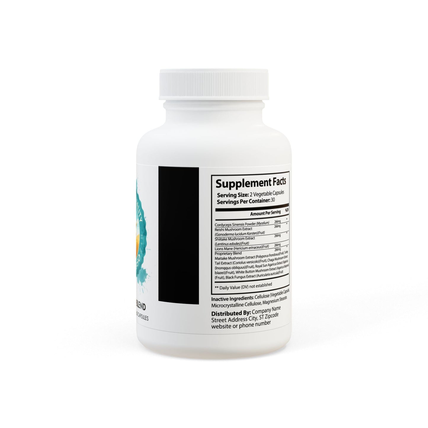 Mushroom Blend Supplement (60 Capsules)