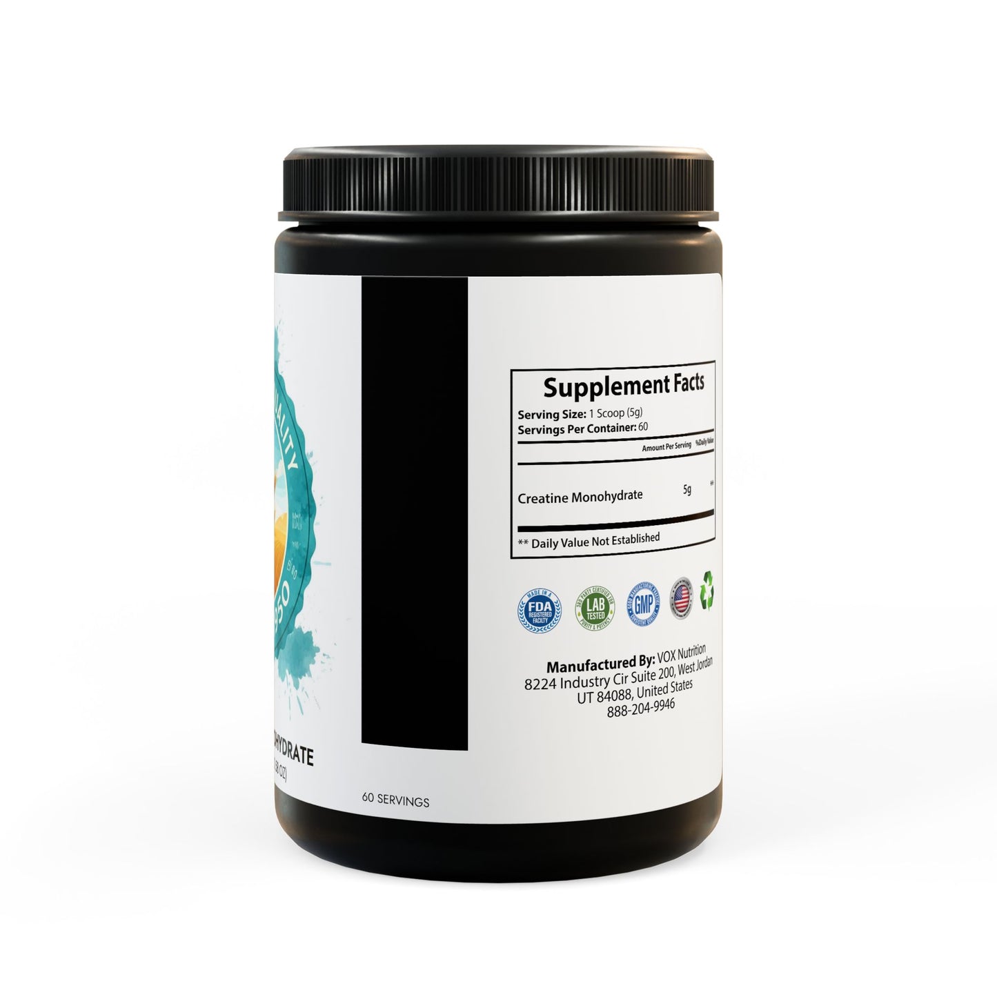 Creatine Monohydrate Supplement (300g, 10.58oz)